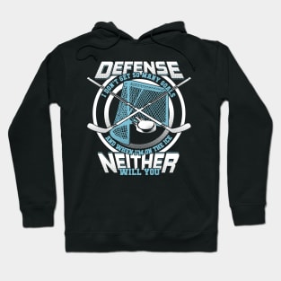 Ice Hockey Defense Defender Gift Hoodie